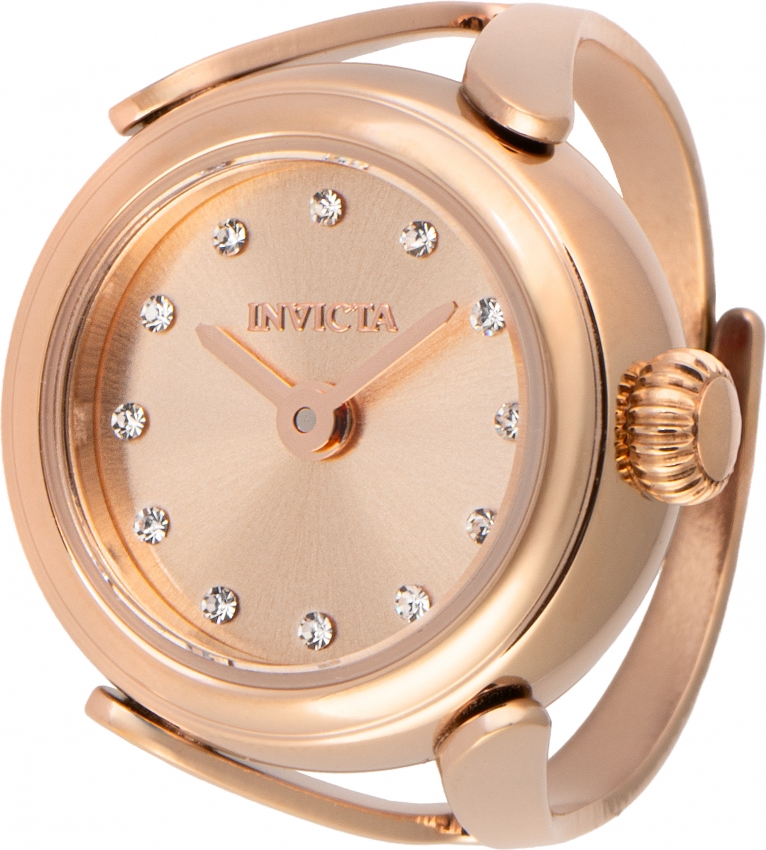 invicta mini angel quartz crystal rose gold dial ladies watch 48575 invicta mini angel quartz crystal rose gold dial ladies watch 48575