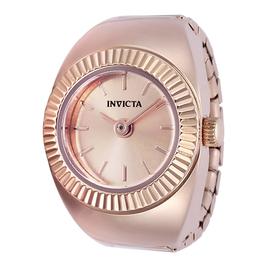 invicta mini angel quartz crystal rose gold dial ladies watch 48948 invicta mini angel quartz crystal rose gold dial ladies watch 48948