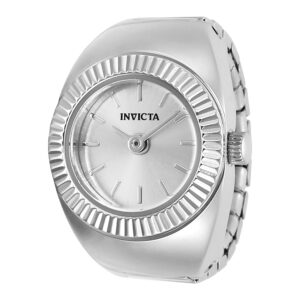 Home invicta mini angel quartz crystal silver dial ladies watch 48946