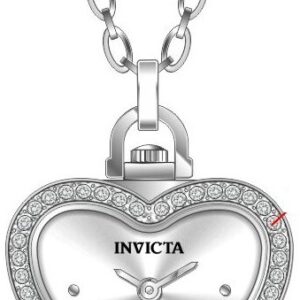 Витрина invicta mini angel quartz crystal silver dial ladies watch 49937