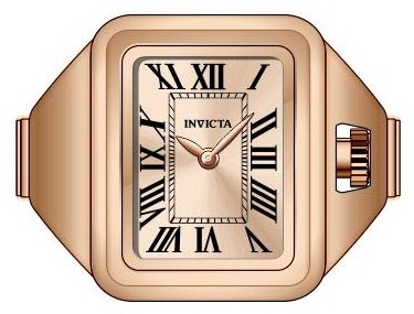 invicta mini ring watch angel quartz rose gold dial ladies watch 49896 invicta mini ring watch angel quartz rose gold dial ladies watch 49896