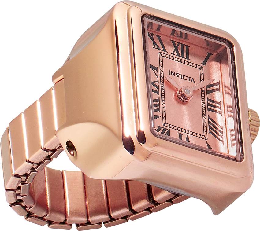 invicta mini ring watch angel quartz rose gold dial ladies watch 49896 invicta mini ring watch angel quartz rose gold dial ladies watch 49896