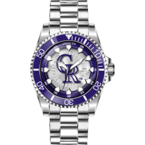 Home invicta mlb colorado rockies quartz men's watch 43462