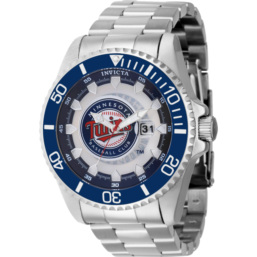 invicta mlb minnesota twins quartz men's watch 43470 invicta mlb minnesota twins quartz men's watch 43470