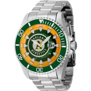 Home invicta mlb oakland athletics quartz men's watch 43473