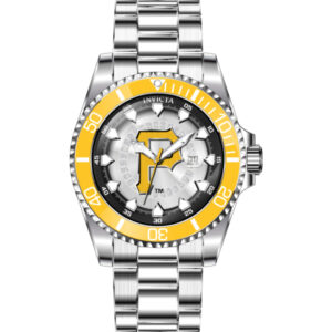 invicta mlb pittsburgh pirates quartz men's watch 43475