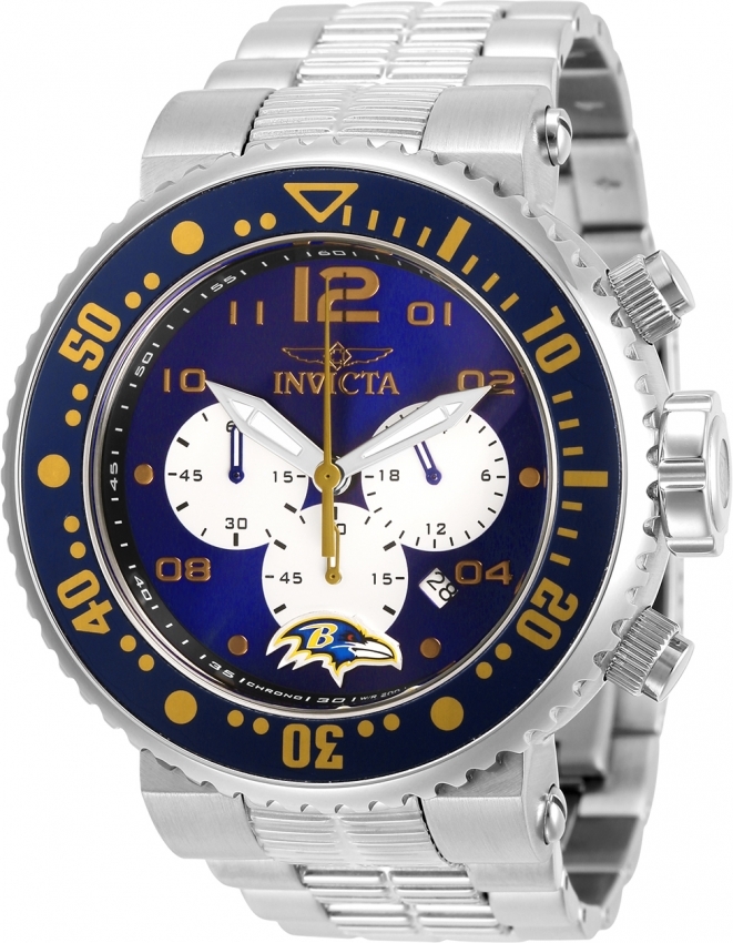 invicta nfl baltimore ravens chronograph quartz men's watch 30257 invicta nfl baltimore ravens chronograph quartz men's watch 30257