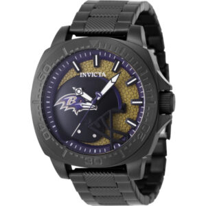 invicta nfl baltimore ravens quartz men's watch 47875