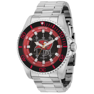 Home invicta nfl black and red and grey and white dial men's watch 36949