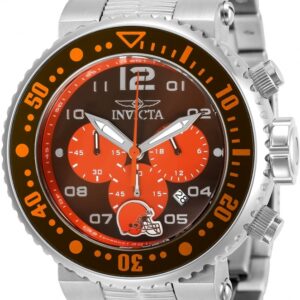 Home invicta nfl cleveland browns chronograph quartz men's watch 30262