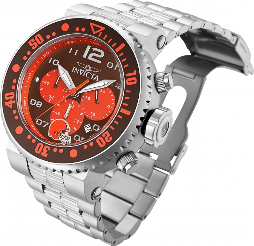 invicta nfl cleveland browns chronograph quartz men's watch 30262 invicta nfl cleveland browns chronograph quartz men's watch 30262
