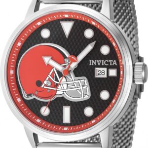 Home invicta nfl cleveland browns quartz brown dial men's watch 47987