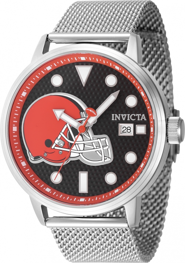invicta nfl cleveland browns quartz brown dial men's watch 47987 invicta nfl cleveland browns quartz brown dial men's watch 47987