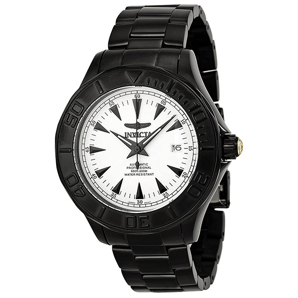 invicta ocean ghost iii white dial black ionic men's watch 7113 invicta ocean ghost iii white dial black ionic men's watch 7113