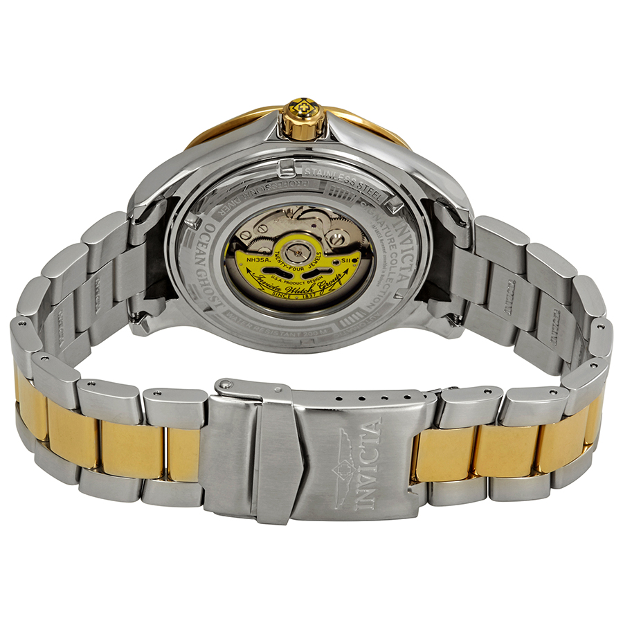 invicta ocean ghost iii white dial two tone men's watch 7036 invicta ocean ghost iii white dial two tone men's watch 7036