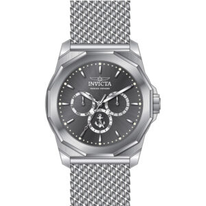 invicta ocean voyage gmt quartz gunmetal dial men's watch 46250