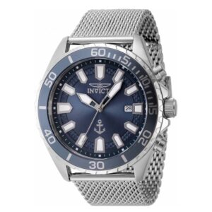 Home invicta ocean voyage quartz blue dial men's watch 46270