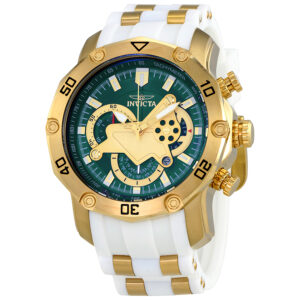 Home invicta pro dive chronograph green dial men's watch 23422