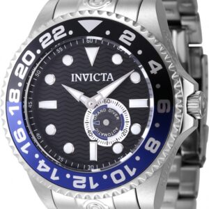 invicta pro diver automatic black dial batman bezel men's watch 47295
