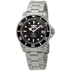 invicta pro diver automatic black sunray dial stainless steel men's watch 24760