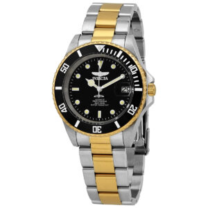 invicta pro diver automatic black dial men's watch 28663