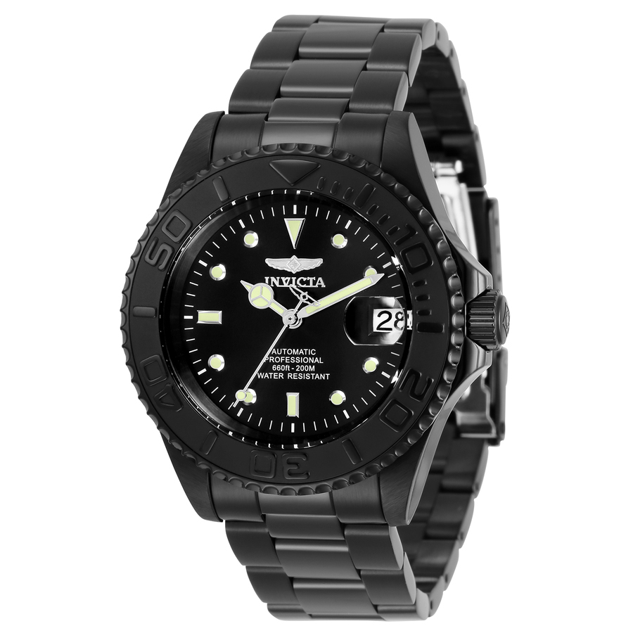 invicta pro diver automatic black dial men's watch 33052 invicta pro diver automatic black dial men's watch 33052