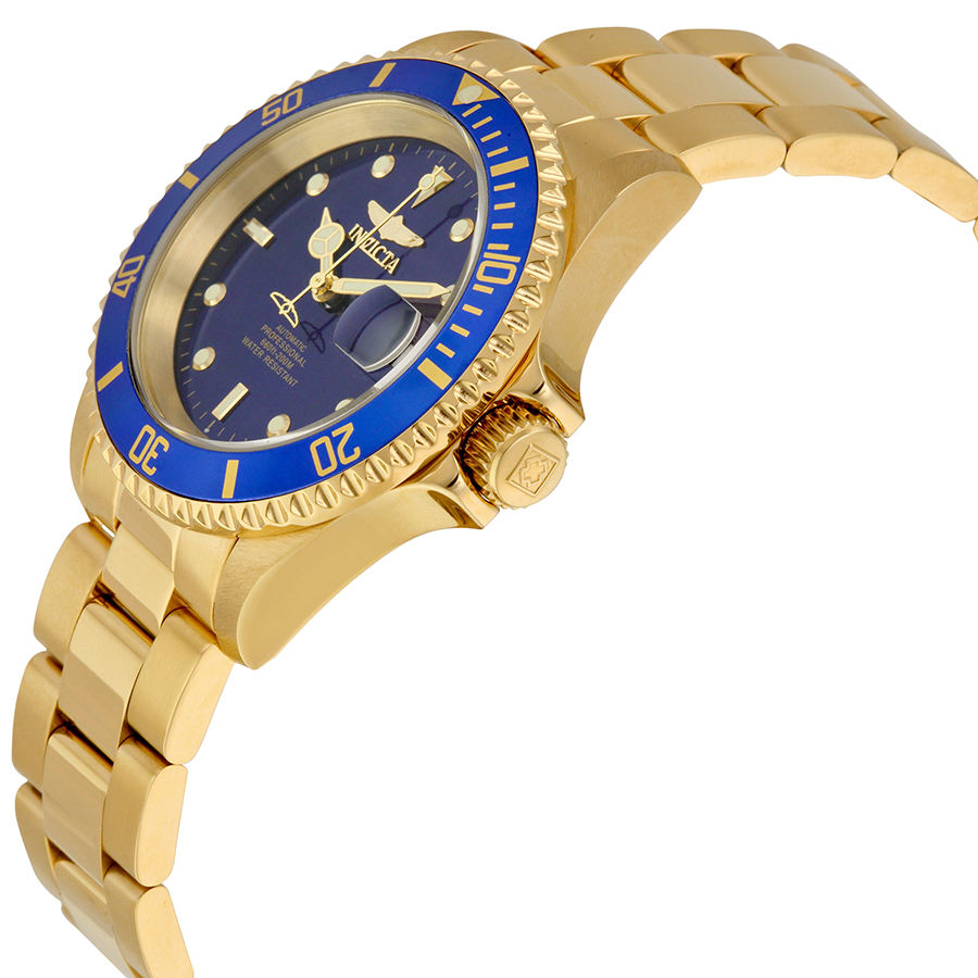 invicta pro diver automatic blue dial yellow gold plated men's watch 8930ob invicta pro diver automatic blue dial yellow gold plated men's watch 8930ob