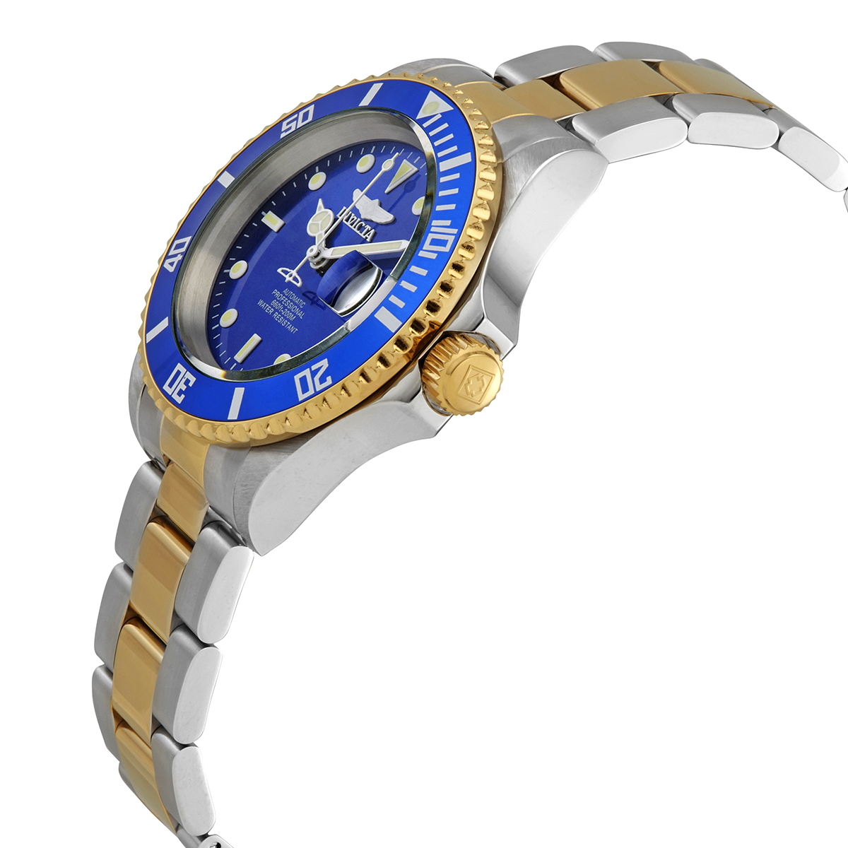invicta pro diver automatic blue dial two tone men's watch 28662 invicta pro diver automatic blue dial two tone men's watch 28662