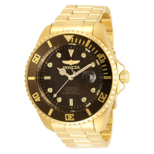 invicta pro diver automatic brown dial men's watch 35725