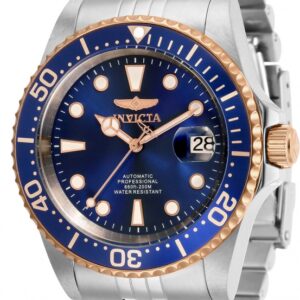 invicta pro diver automatic dark blue dial men's watch 32503