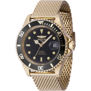 Home invicta pro diver automatic date black dial men's watch 47722