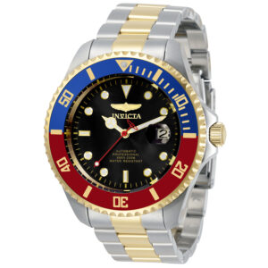 invicta pro diver black dial pepsi bezel men's watch 34043