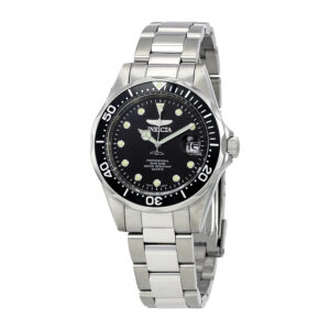 Home invicta pro diver black dial stainless steel men's watch 17046