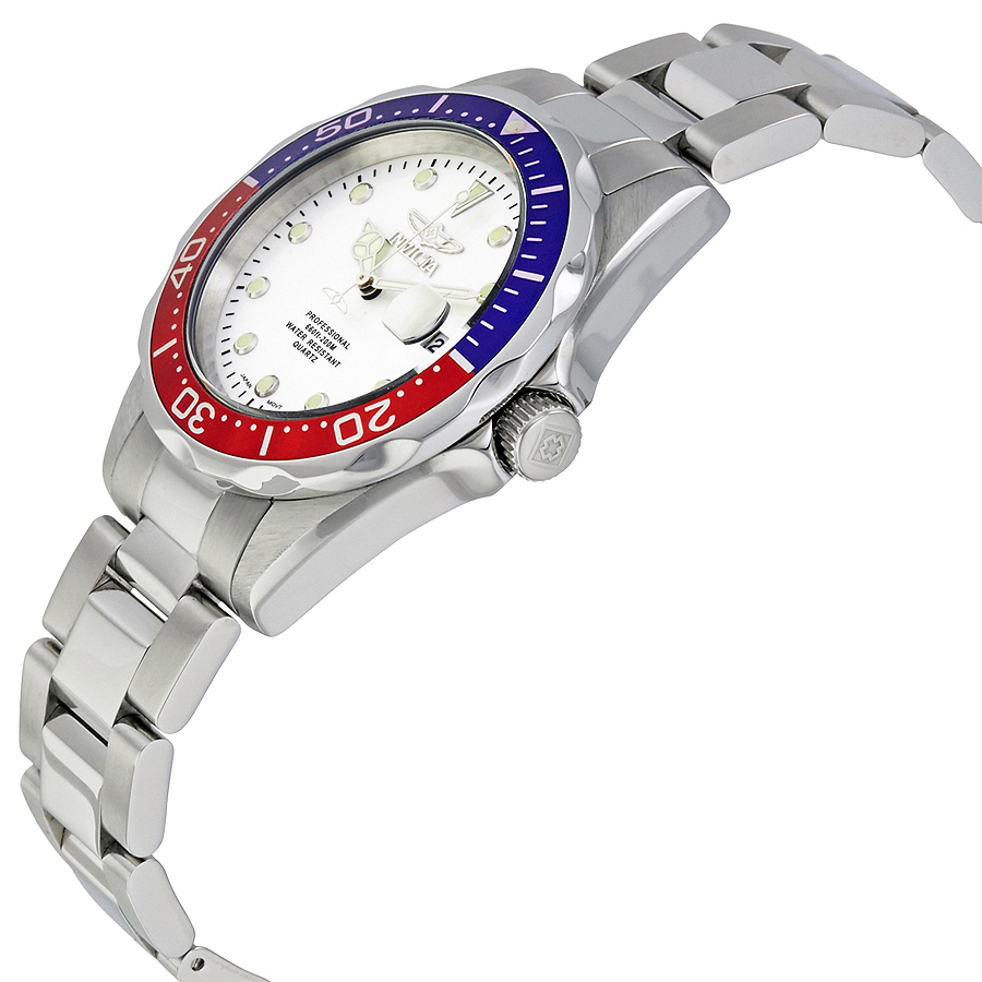 invicta pro diver white dial pepsi bezel men's watch 17047 invicta pro diver white dial pepsi bezel men's watch 17047