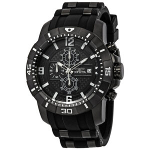 Витрина invicta pro diver chronograph quartz black dial men's watch 24967