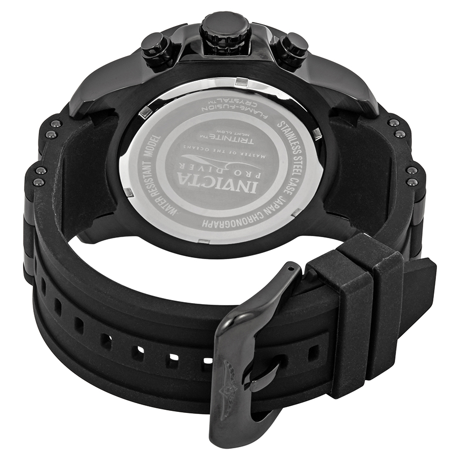 invicta pro diver chronograph quartz black dial men's watch 24967 invicta pro diver chronograph quartz black dial men's watch 24967