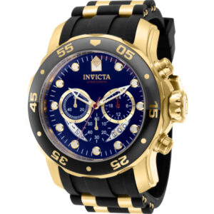 Home invicta pro diver chronograph quartz blue dial men's watch 37229
