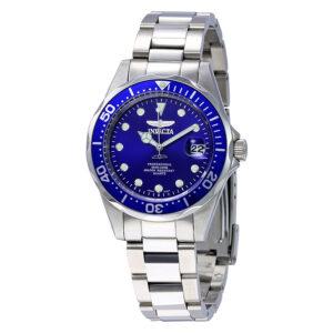 Home invicta pro diver blue dial stainless steel men's watch 17048