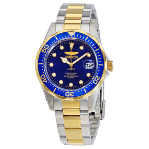 Витрина invicta pro diver blue dial two tone men's watch 17050