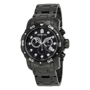 Витрина invicta pro diver chronograph black dial men's watch 0076