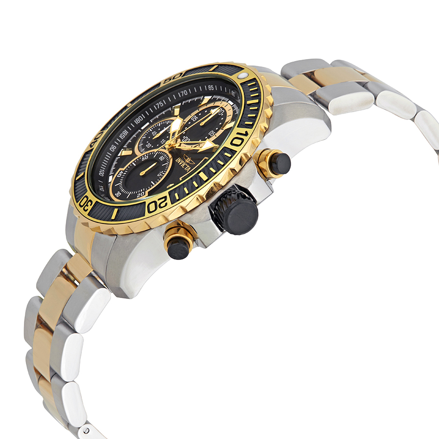 invicta pro diver chronograph black dial men's watch 22418 invicta pro diver chronograph black dial men's watch 22418