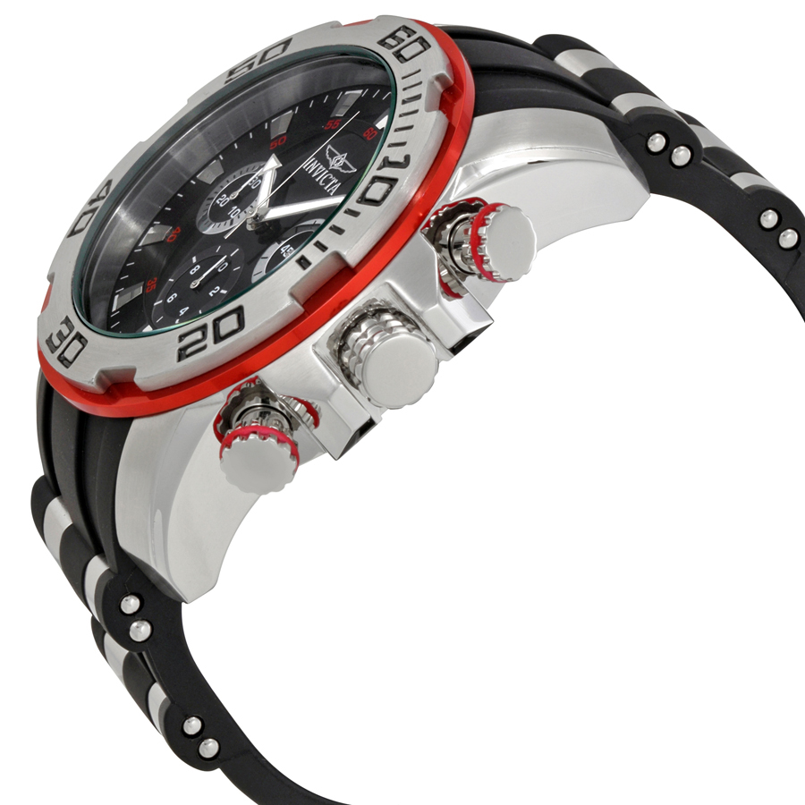 invicta pro diver chronograph black dial men's watch 22307 invicta pro diver chronograph black dial men's watch 22307