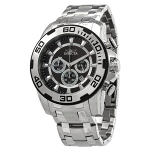 invicta pro diver chronograph black dial men's watch 22318