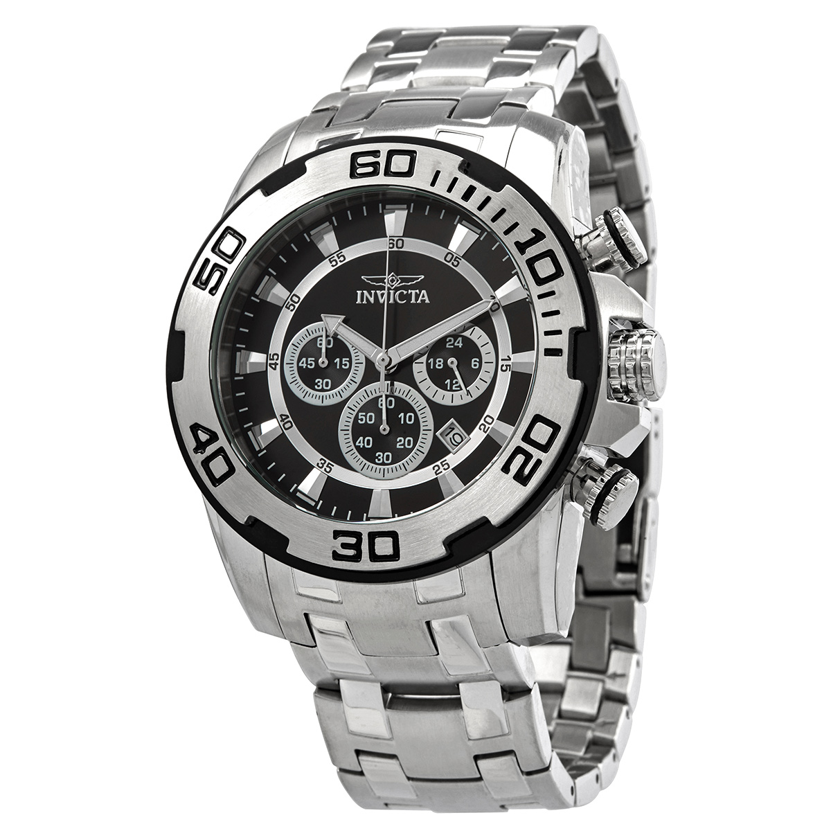 invicta pro diver chronograph black dial men's watch 22318 invicta pro diver chronograph black dial men's watch 22318