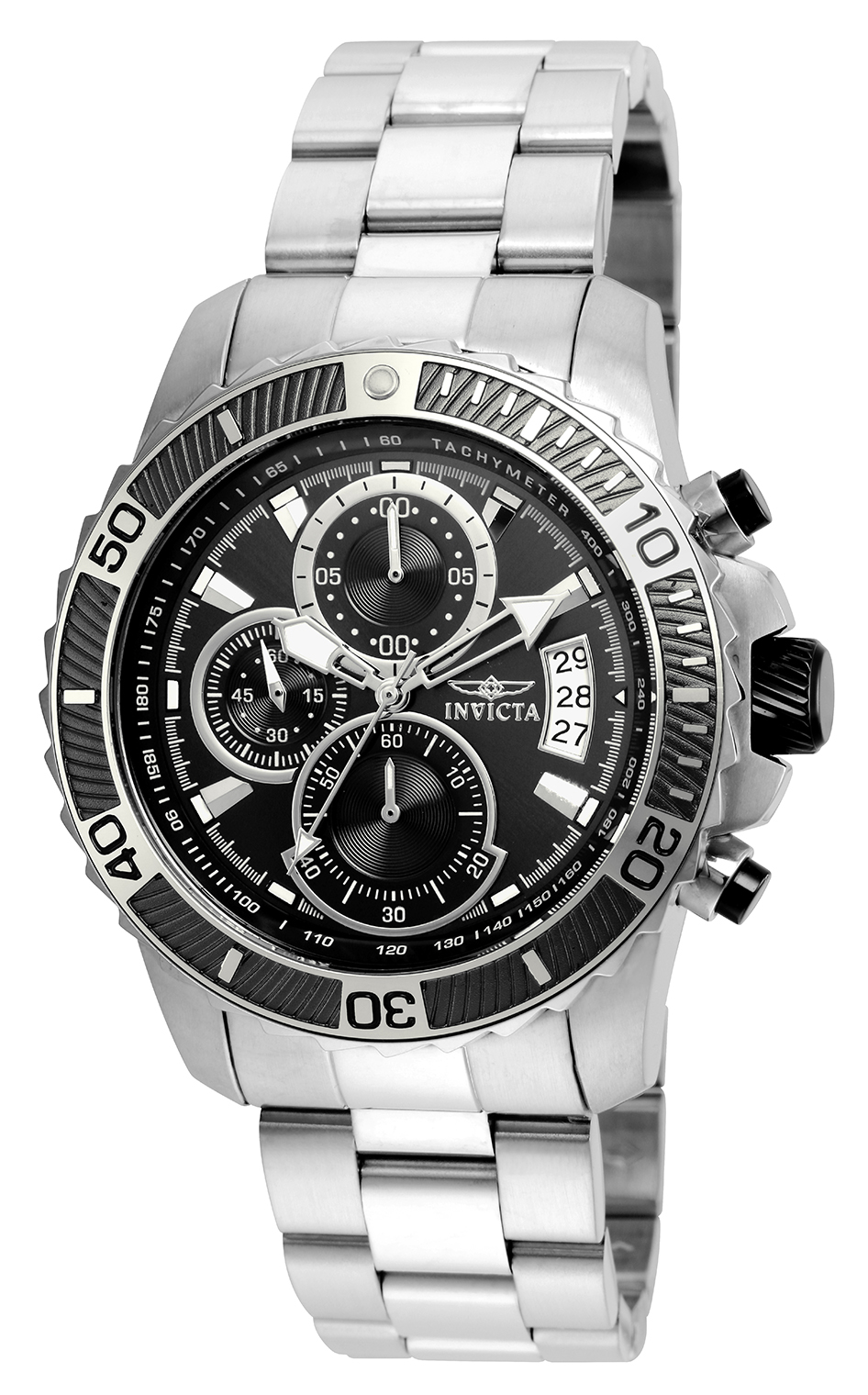 invicta pro diver chronograph black dial men's watch 22412 invicta pro diver chronograph black dial men's watch 22412
