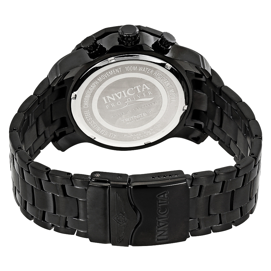 invicta pro diver chronograph black dial men's watch 22763 invicta pro diver chronograph black dial men's watch 22763