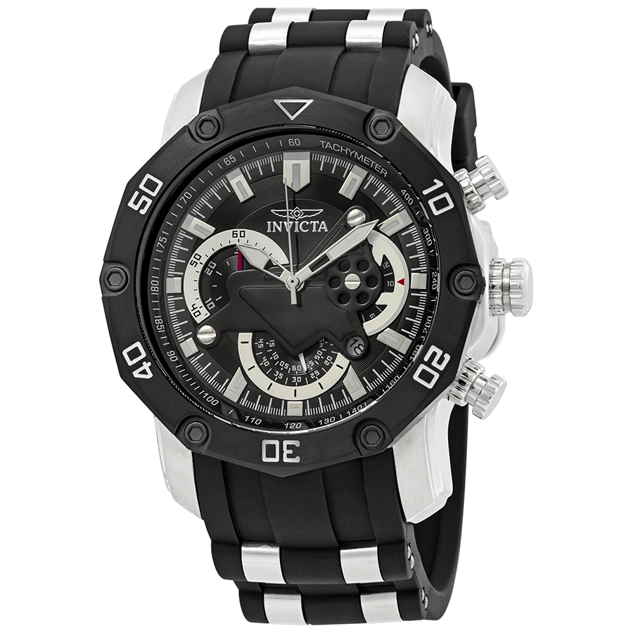 invicta pro diver chronograph black dial men's watch 22797 invicta pro diver chronograph black dial men's watch 22797