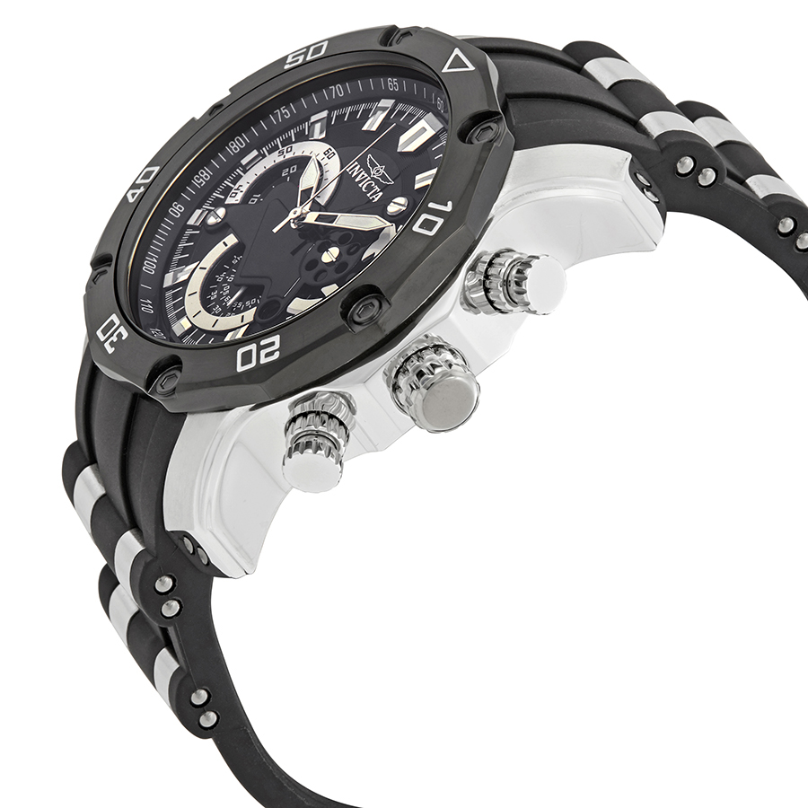 invicta pro diver chronograph black dial men's watch 22797 invicta pro diver chronograph black dial men's watch 22797