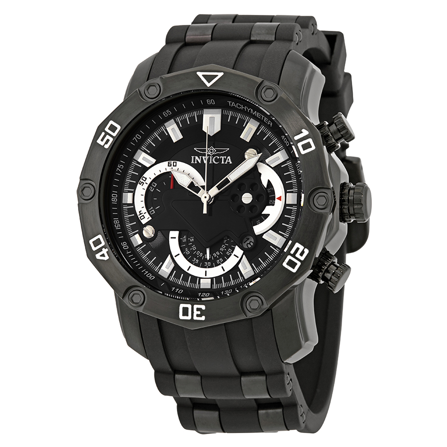invicta pro diver chronograph black dial men's watch 22799 invicta pro diver chronograph black dial men's watch 22799