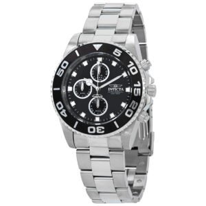 Home invicta pro diver chronograph black dial men's watch 28689